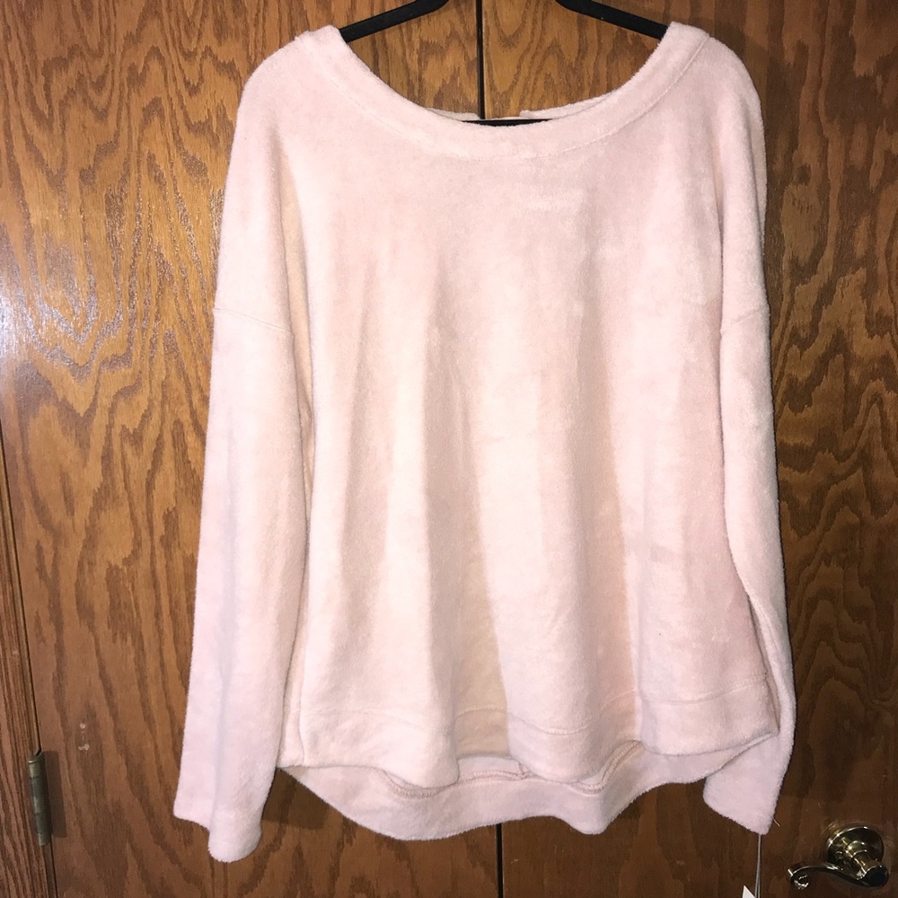 Pink Fluffy Sweater